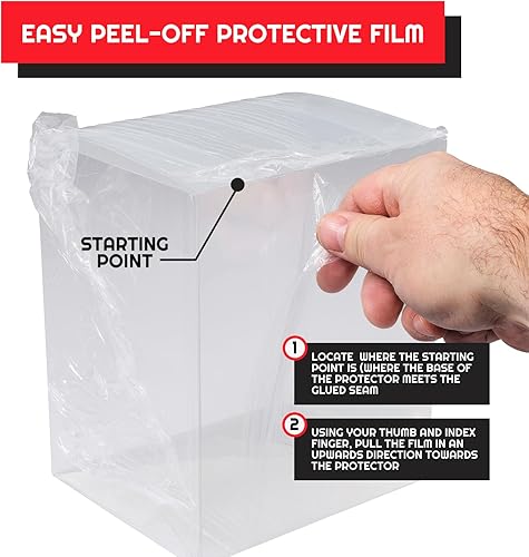 Vista 9 de EVORETRO Funko - Estuche protector de plástico para llavero Funko Pocket Pop de tamaño estándar, paquete de 10 unidades, grueso, transparente, caja