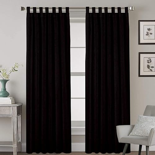 Magic Drapes Cortinas semiopacas con pestaña superior, con aislamiento térmico, para oscurecer la habitación, paneles de tratamiento de ventanas
