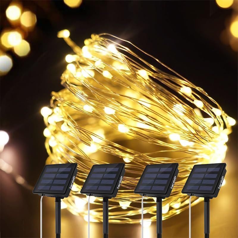 hardoll Solar String Lights 200 LED Decorative Lamp for Garden, Home, Patio, Lawn, Party,Holiday,Indoor,Outdoor,Wedding Waterproof(22 Meter, Warm White,Pack of 2)-NiMH 1800 mah Battery (B0B53F1ZY2) Amazon Price History, Amazon Price Tracker