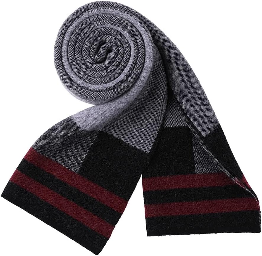 Korean Version of the Plaid Scarf Men's Autumn and Winter Warm Scarf All-match Fashion Trend