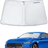 Vista 74 de Goodyear Parasol plegable para parabrisas Ford Edge 2015-2024, accesorios de automóvil, cubierta de parasol, parasol para parabrisas de automóvil