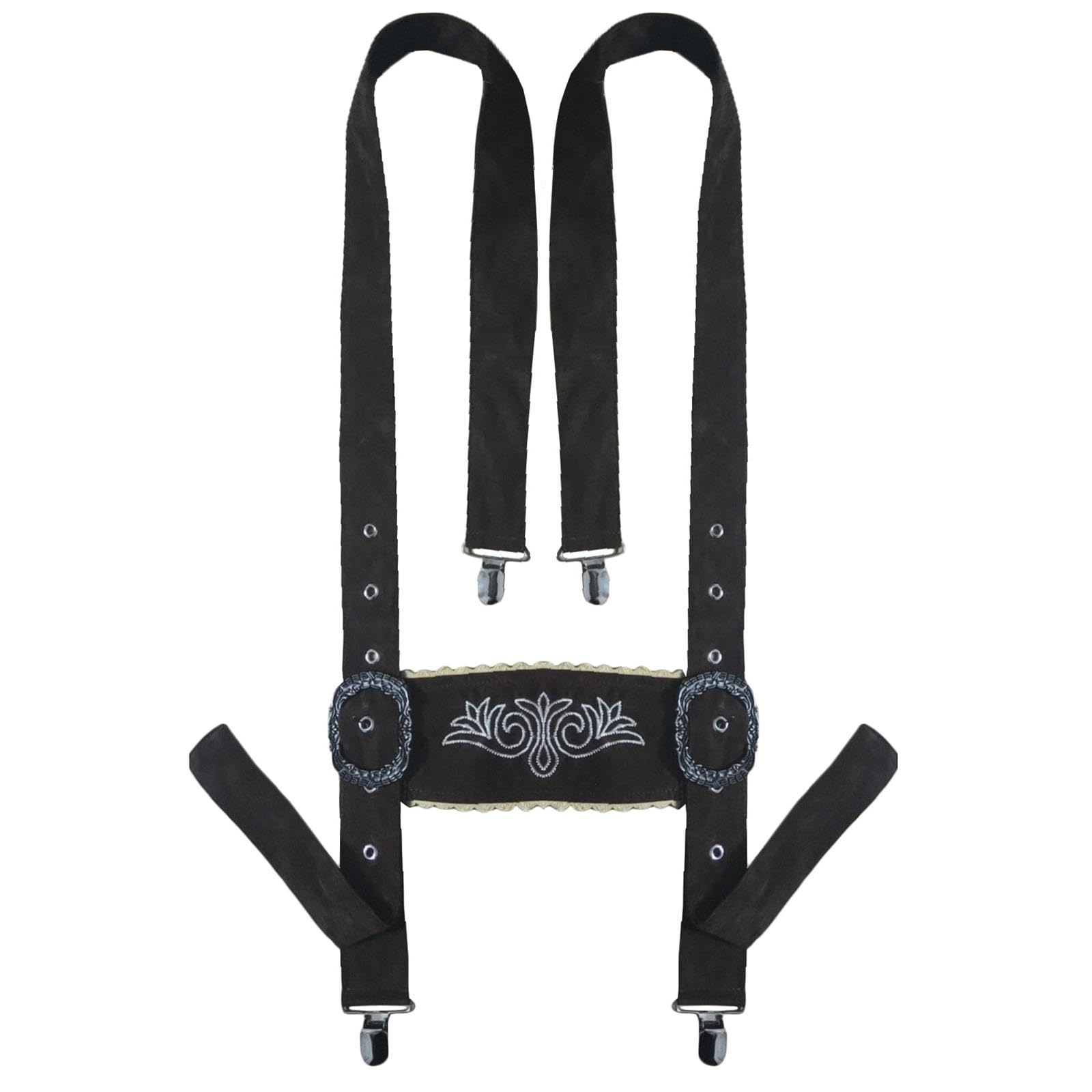 Traditional Men Bavarian Suspenders Polyester Materials Accessory Adjustable-image-30