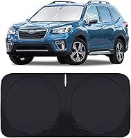 Vista 35 de Parasol, protector plegable para ventana delantera, plegable, visera para parabrisas 240T, cobertura completa para mantener el automóvil fresco