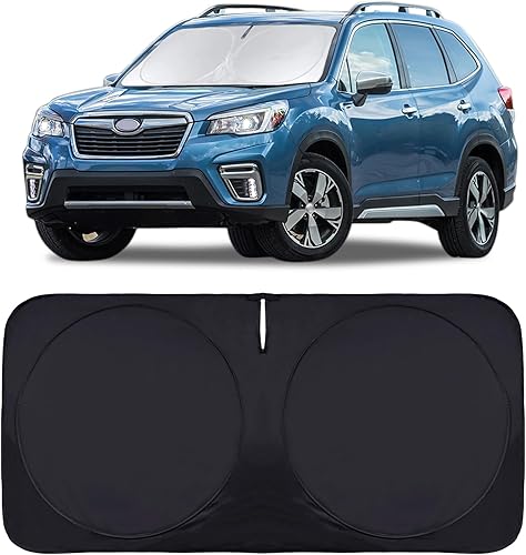 Miniatura 104 de Parasol para parabrisas de ajuste personalizado, cubierta para ventana delantera, visera plegable 210T, protector que bloquea los rayos ultravioleta