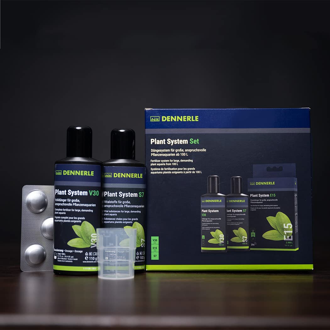 Dennerle Plant System Set, Düngesystem für Aquarien | Für bepflanzte Aquarien, abgestimmt auf große und anspruchsvolle Becken