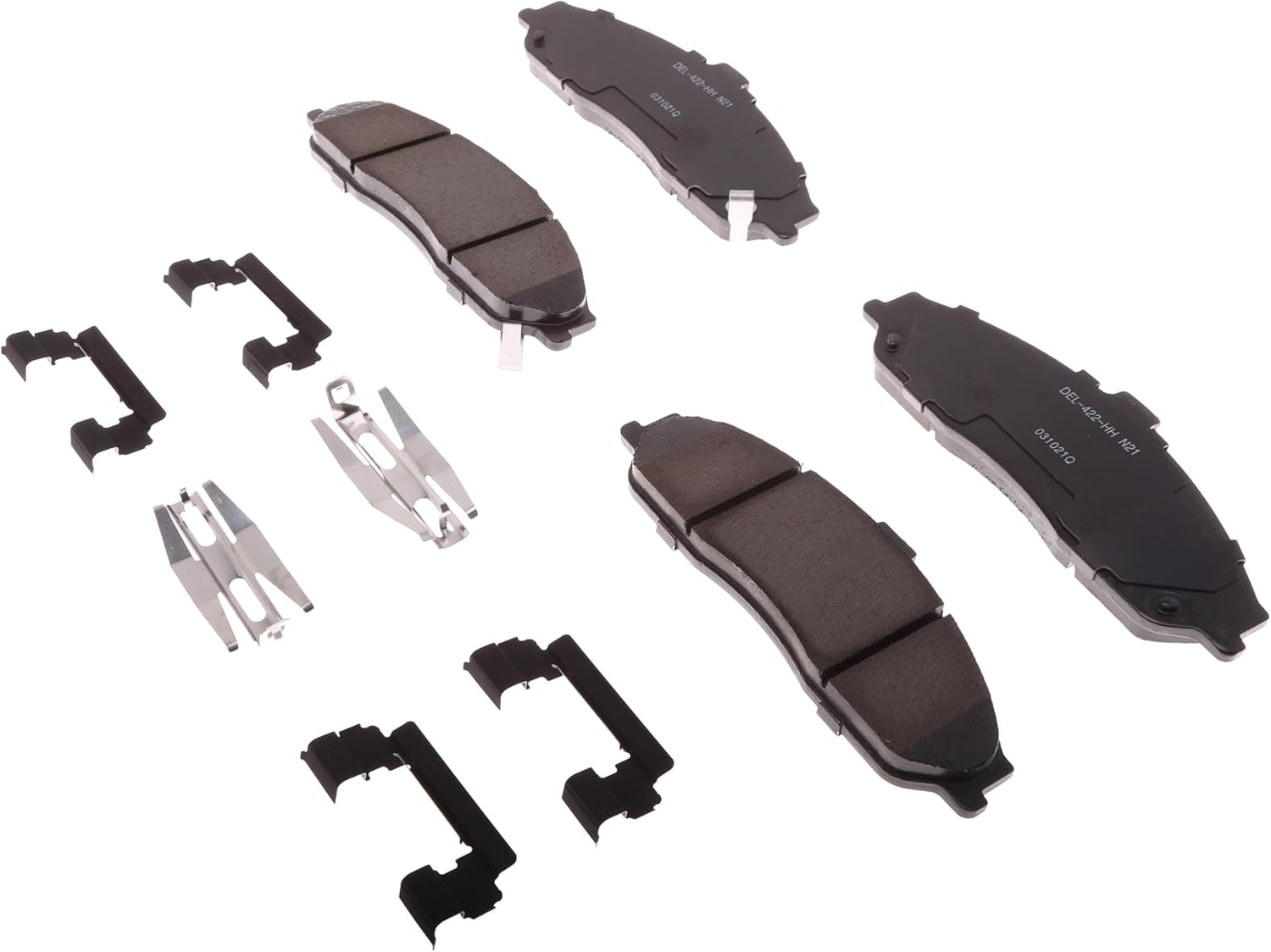 ACDelco Gold 17D731CHF1 (19428071) Ceramic Front Disc Brake Pad Kit with Springs and Clips
