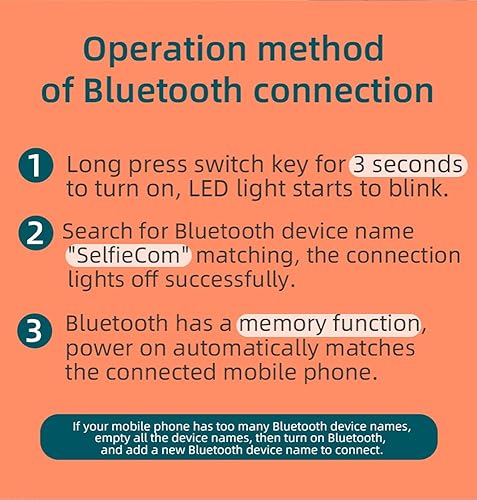 Miniatura 9 de Selfie Stick - Trípode extensible para teléfono celular de 40 pulgadas con control remoto inalámbrico y soporte para teléfono, compatible con iPhone