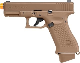 Glock G19X Gen5 Airsoft Pistol, 6mm BB, CO2 Powered, Blowback, Coyote