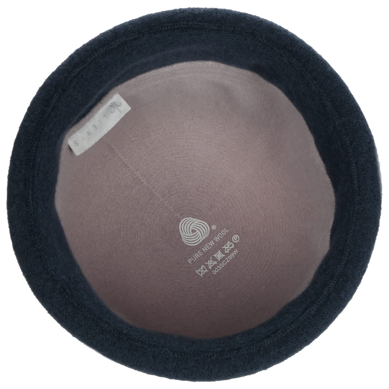 Lierys SOMBREROSHOP Oretka Toque Gorro Cloche de Lana hervida Hecho en UE Mujer Otono Invierno