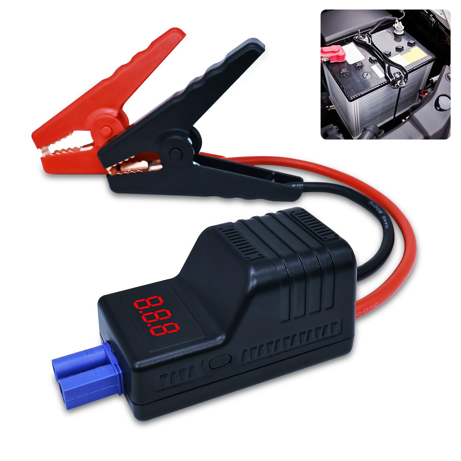 EC5 Smart Jump Starter Clamps EC5 Heavy Duty Jump Starter Automotive Booster Clamp Cables Replacement Alligator Clamps with