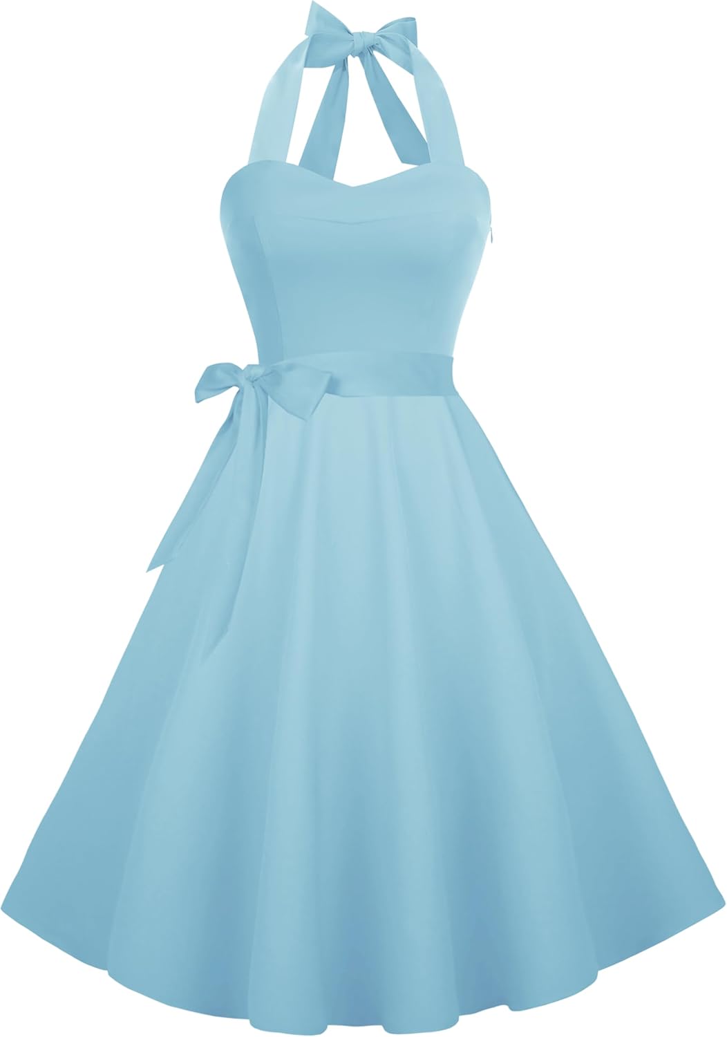 Hanpceirs Casual Sundress for Women Halter Retro Vintage Cocktail Dresses 2026 Spring Dress