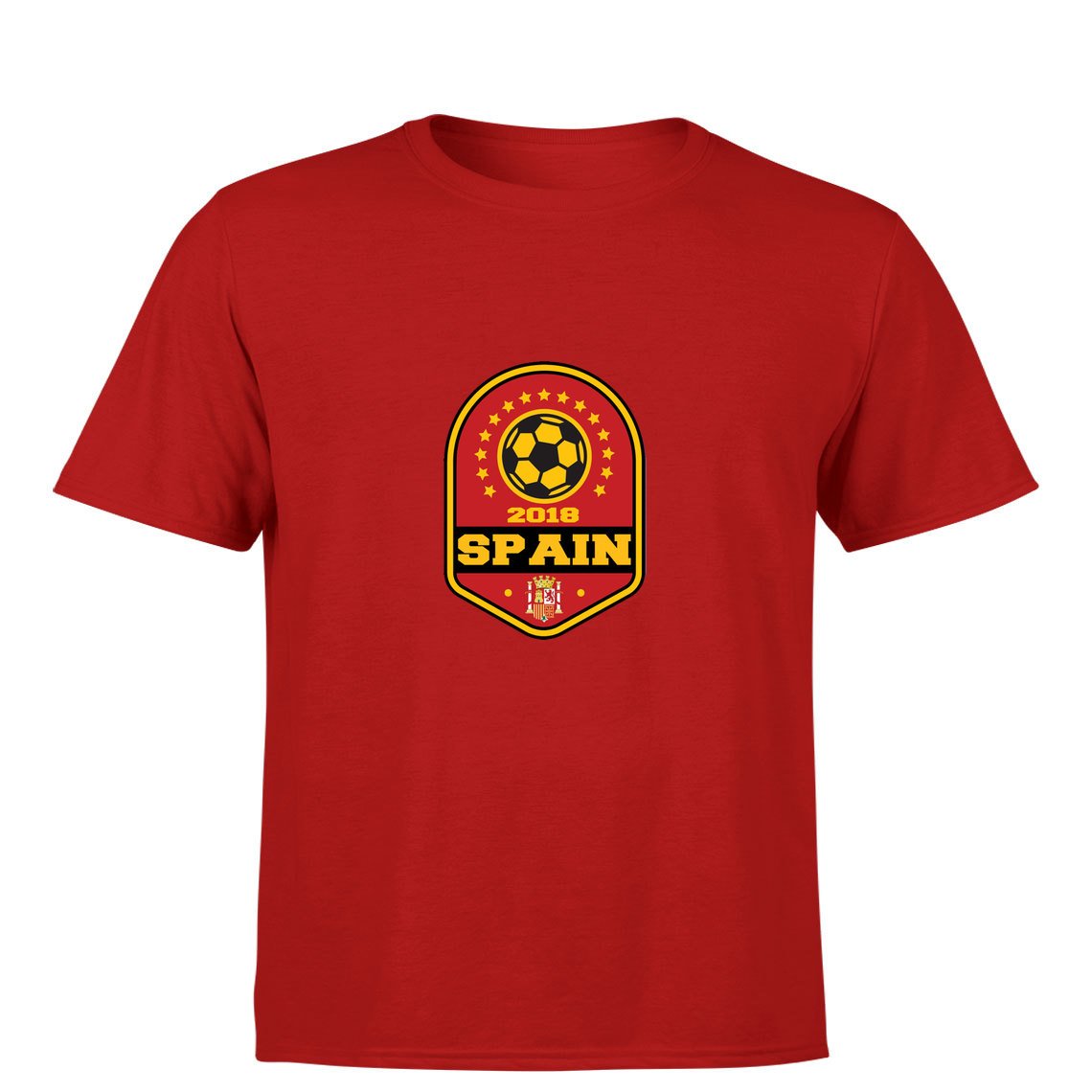 Spain Football Men's Cotton T-Shirt