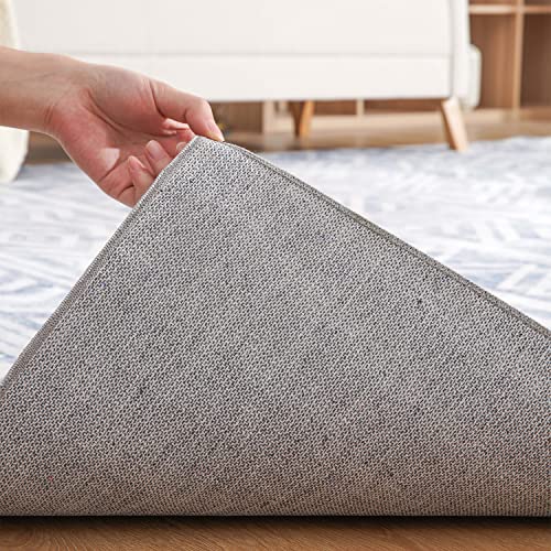 Boho Area Rug 5X7 Feet Modern Area Rug Neutral Carpet For Bedroom Decor, Livingroom Decoration Ideas, Play Room #TOP2