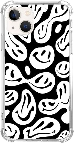 Miniatura 7 de GialCenik Funda de collage de vaquera occidental para iPhone 15 Plus, funda de TPU con diseño único y moderno de poliuretano termoplástico