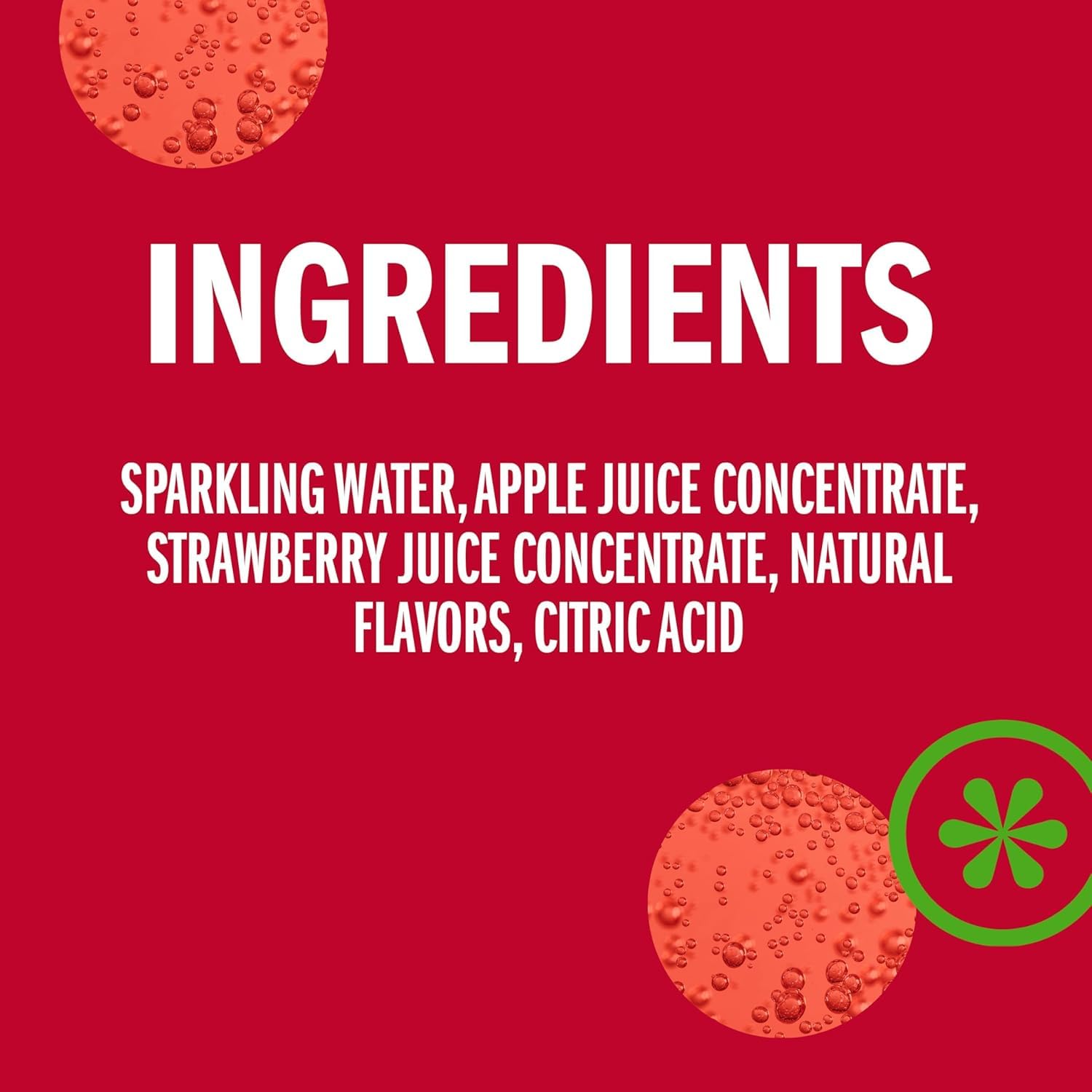 IZE Strawberry Sparkling Juice - 6pk/8.4 fl oz Cans