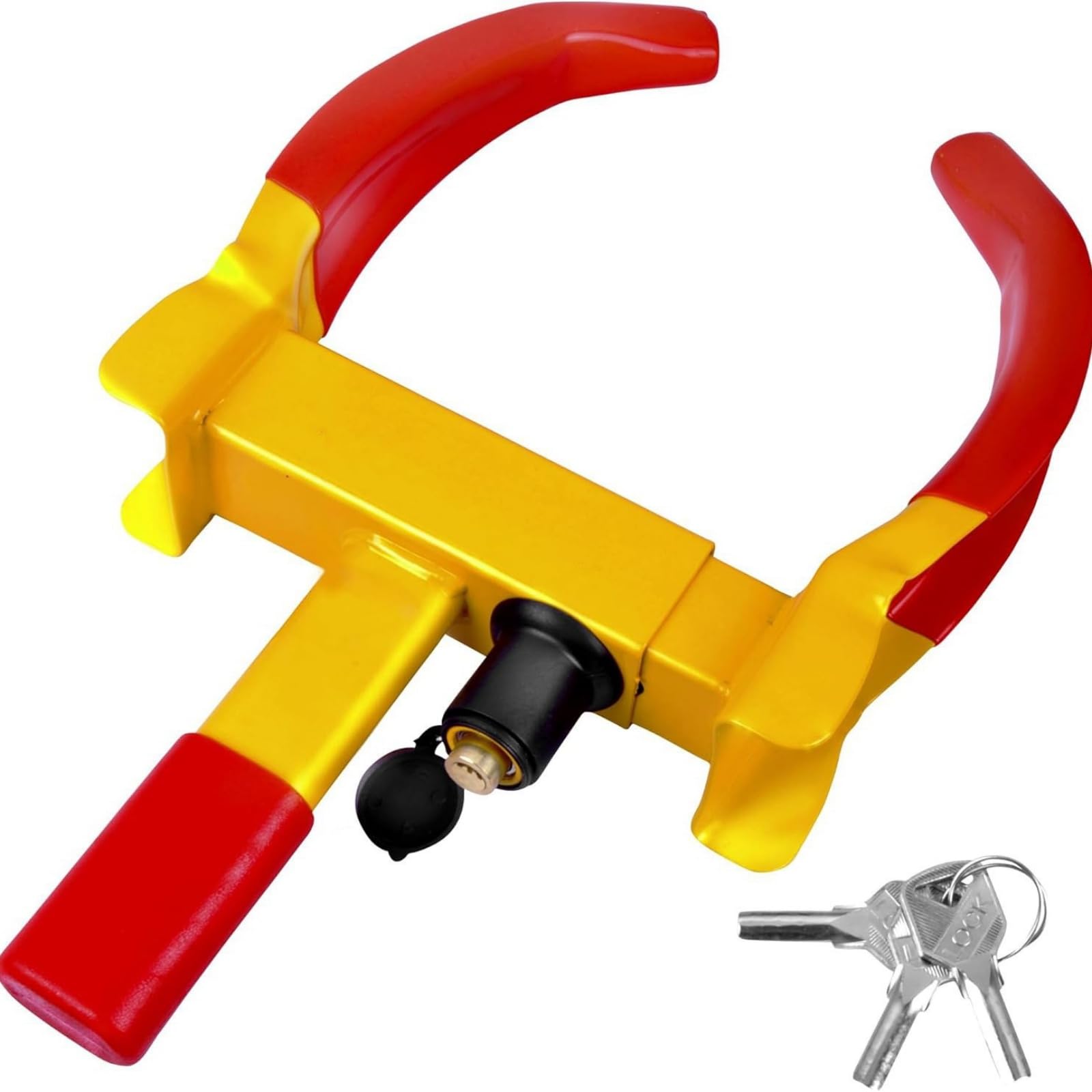 Radkralle Parkkralle mit Sicherheitsschloss, für Subaru Baja, Reifenbreite 19-30cm, Felgenkralle Reifenkralle Wegfahrsperre Diebstahlsicherung