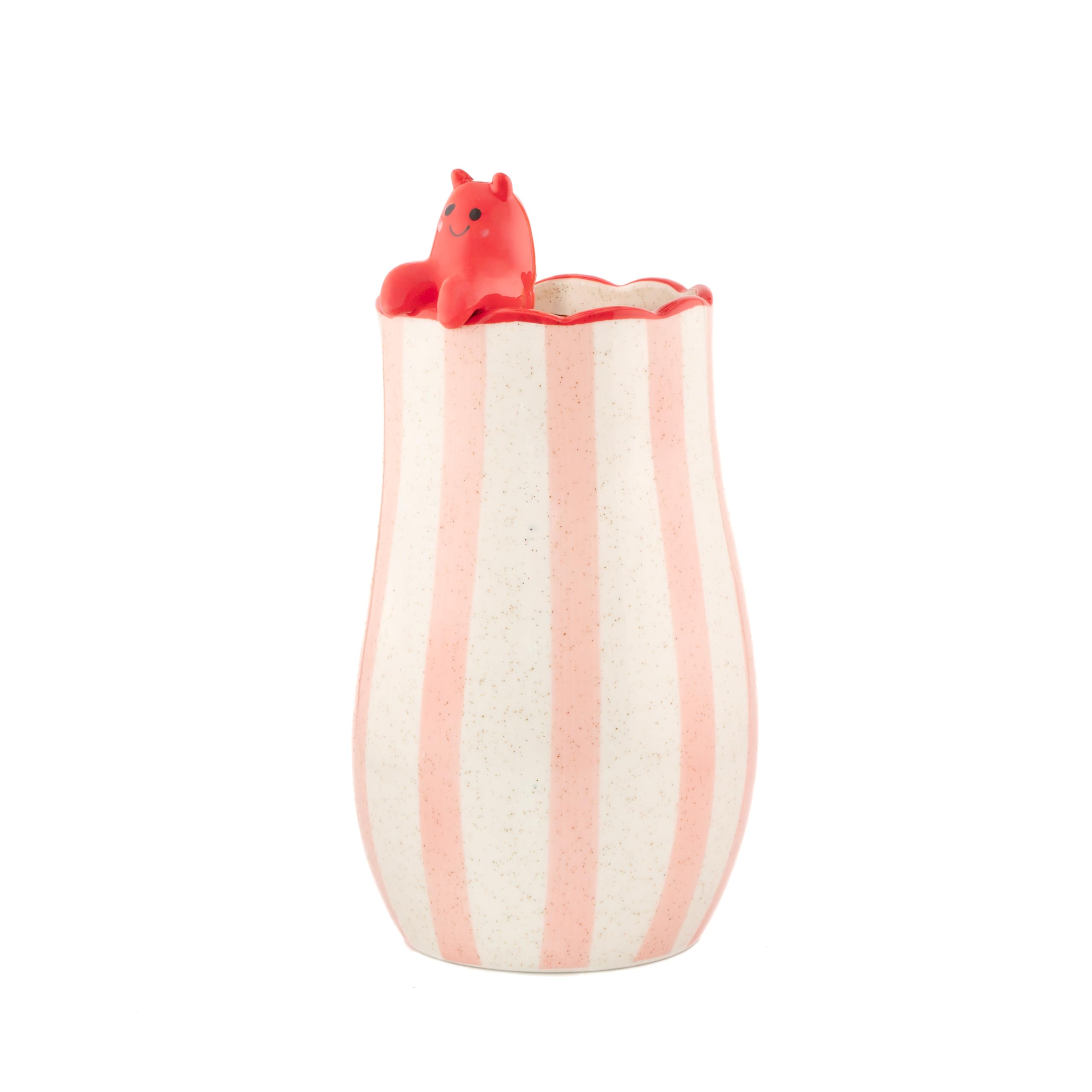 Sass & Belle Pink Peeking Lobster Vase