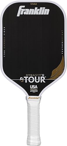 Franklin Sports Paletas de pickleball Pro - FS Tour Serie Featherweight Paddles - Aprobado por Pickleball de Estados Unidos - Superficie de fibra de