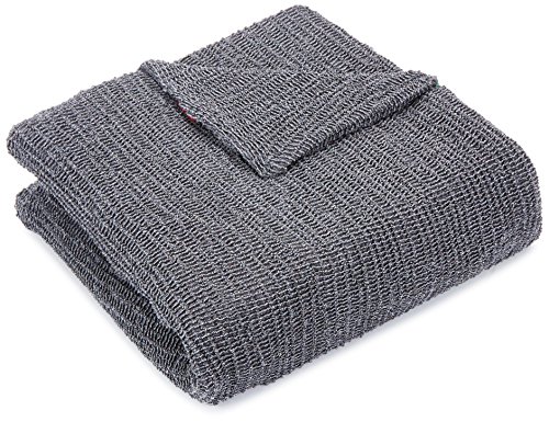 Funda para silla de ala elástica y lavable de poliéster algodón gris Eysa Teide 2