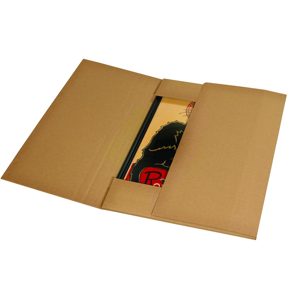 Aviditi Brown Kraft Jumbo Mailing Boxes, 36" x 30" x 6", Pack of 20, Jumbo Easy-Fold, Crush-Proof, for Shipping, Mailing and Storing