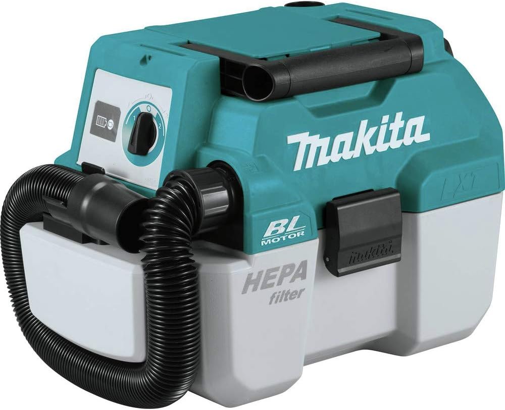 XCV11Z 18V LXT Lithium-Ion Brushless Cordless 2 Gallon HEPA Filter Portable Wet/Dry Dust Extractor/Vacuum, Tool Only