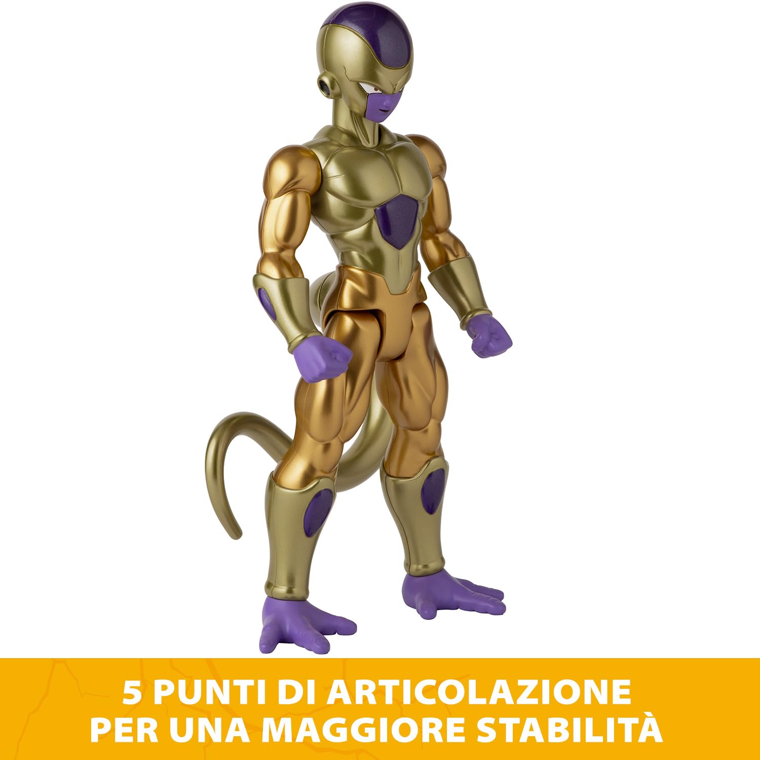 Dragon Ball Super Bandai Figurina Gigante Limit Breaker 30 cm - Golden Freezer - Licenza Ufficiale Dragon Ball - Grande Action Figure Freezer articolata - Giocattolo per bambini 4 anni e + - 36733