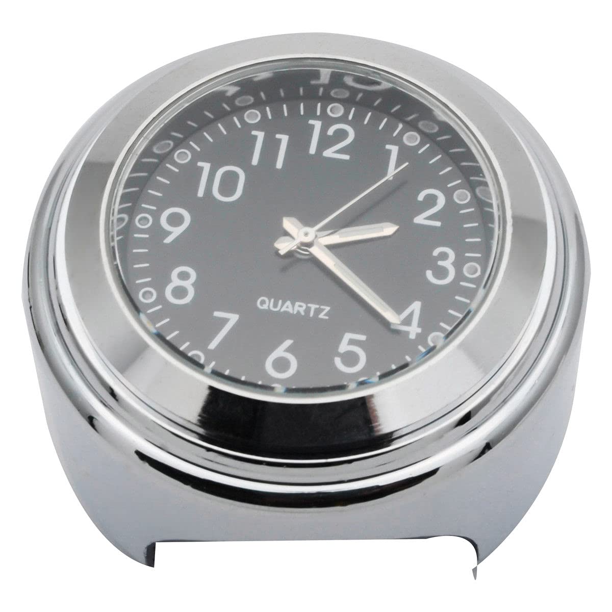7/8 « Bâton de Guidon sur l’Horloge et Le thermomètre, Accessoires de Montage de Guidon d’Horloge à Cadran étanche en Acier Inoxydable, pour Moto/Cruiser/Yacht/véhicule Tout-Terrain