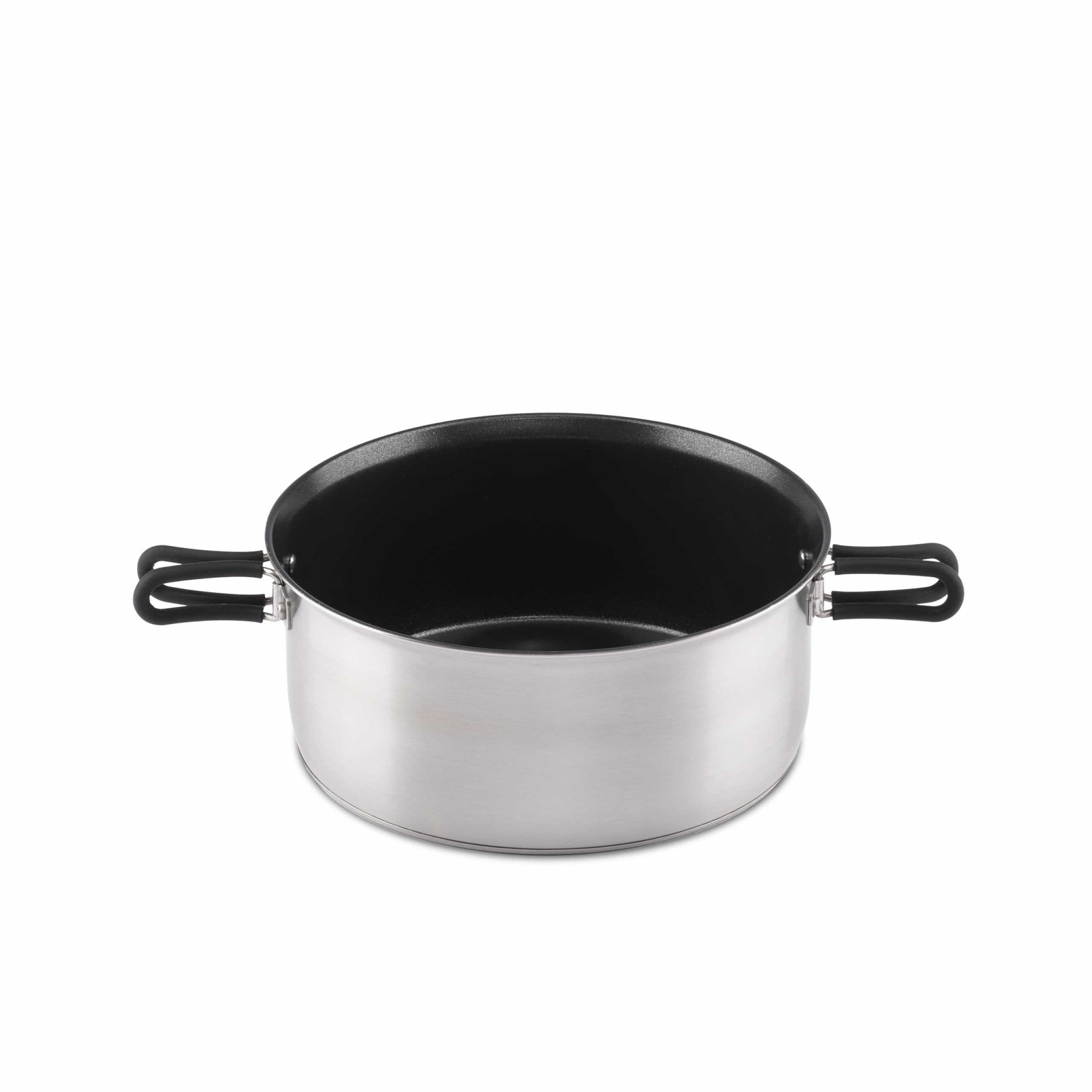 Petromax Dimego Camping Topfset (3-teilig) – Stapelbare Töpfe und Pfanne mit Keramikbeschichtung, für Induktion & alle Herdarten