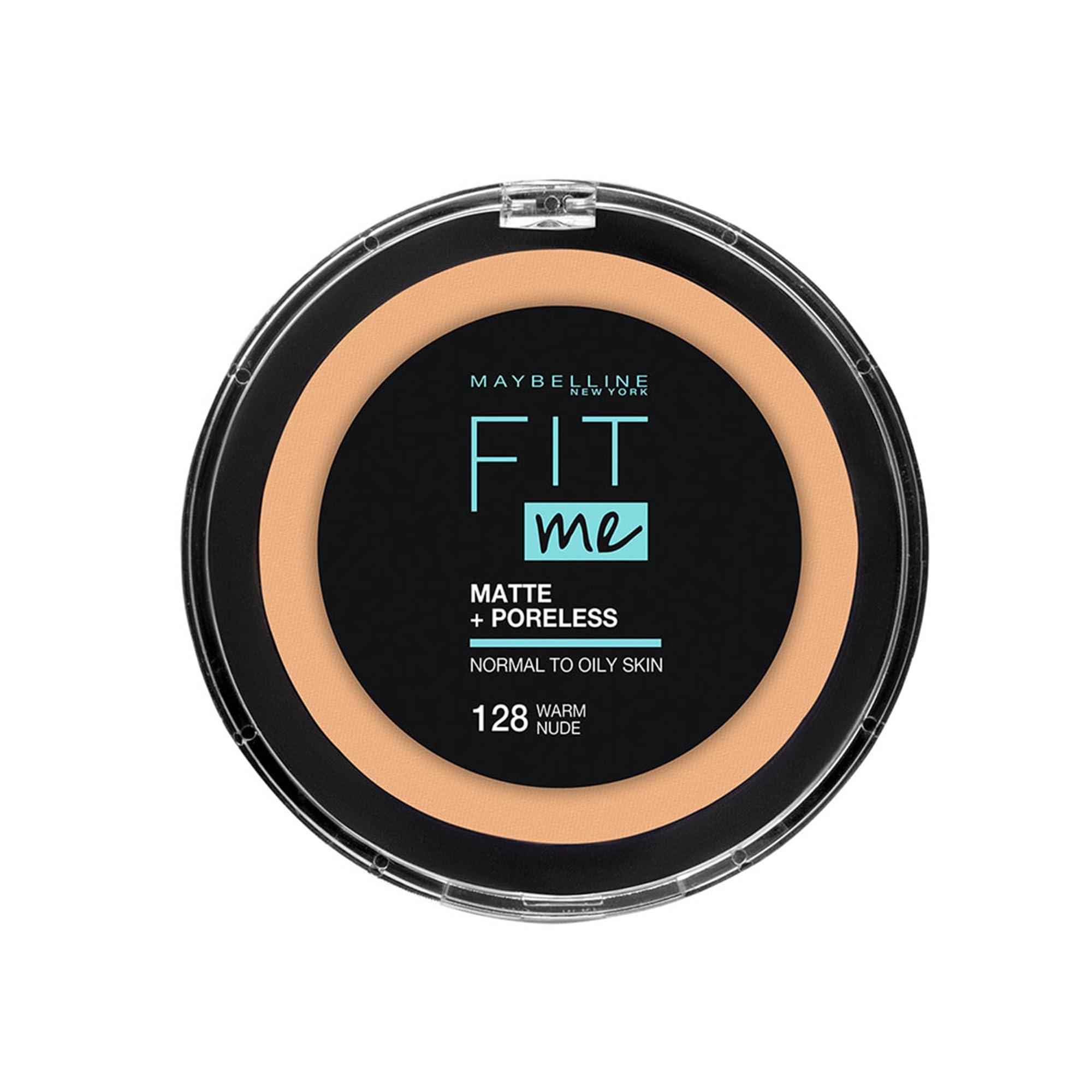 New York Fit Me Matte and Poreless Powder, 128 Warm Nude, 12 gm