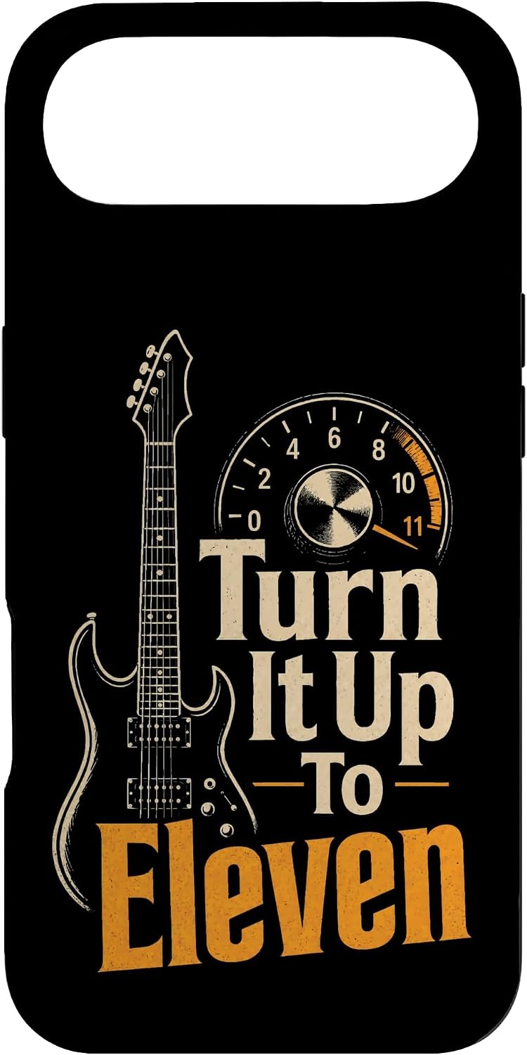 Guitar Turn It Up to Eleven Funny Amp Guitarist Gift Case for iPhone Air