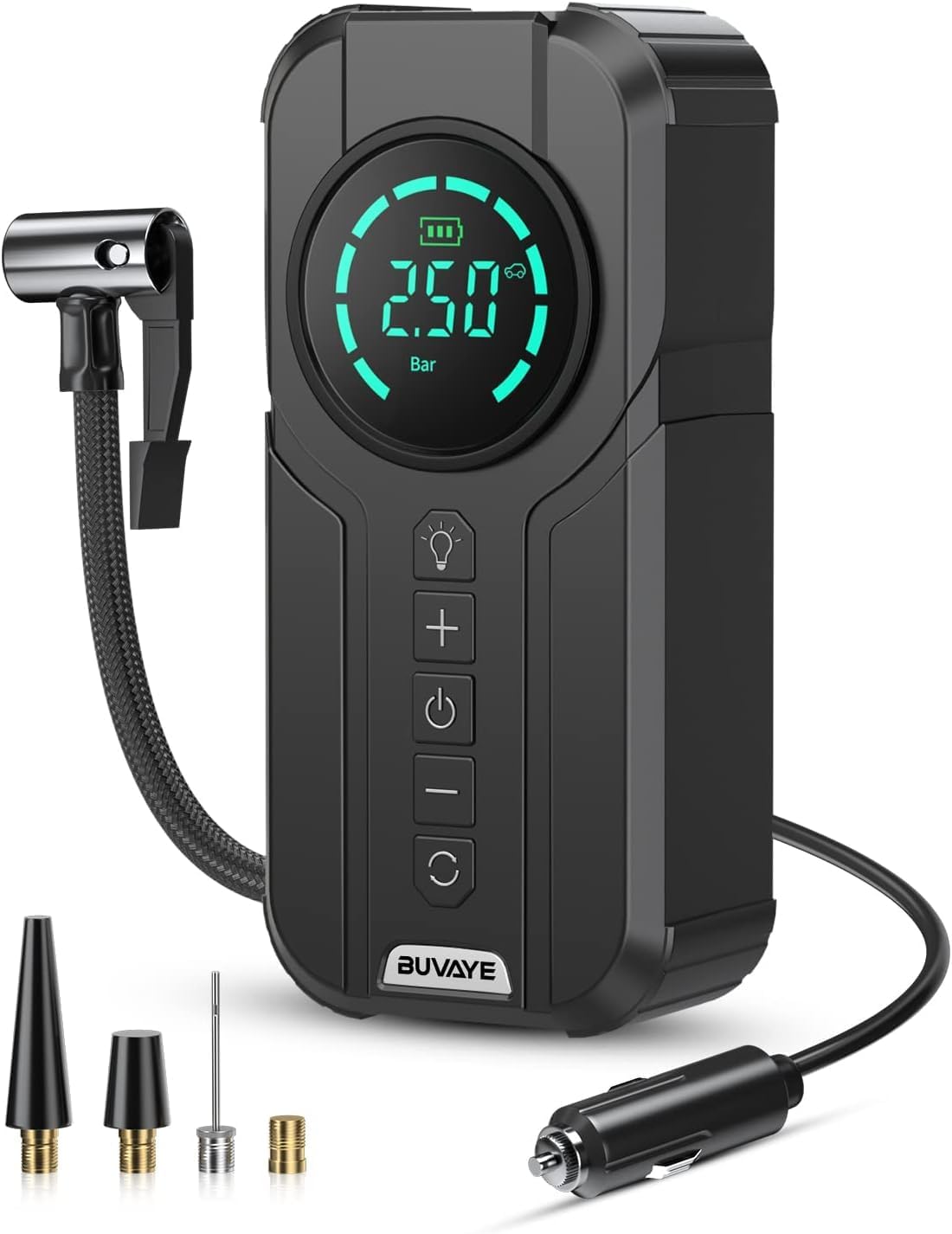 Car Portable Air Compressor 101 to 150PSI Automatic Air Pump Rechargeable Design, Smart Air Pump