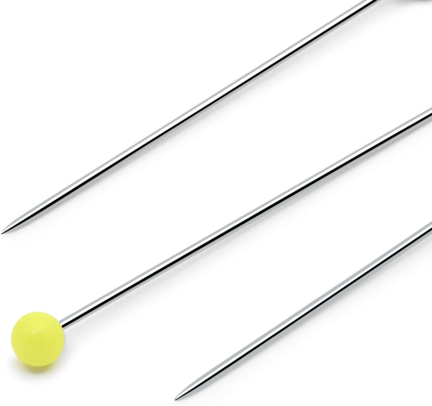 Dritz 172 Glass Head Pins, Ultra Fine, 1-3/8-Inch (150-Count) , Blue