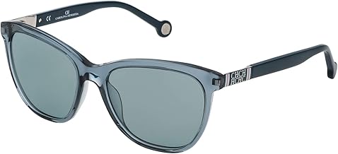 Carolina Herrera SHE691549ABG Sunglasses, Blue, 54 for Women
