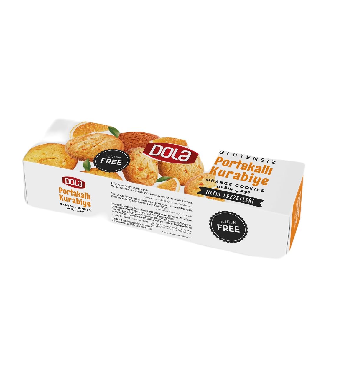 Dola Glutensiz Portakallı Kurabiye 85 gr