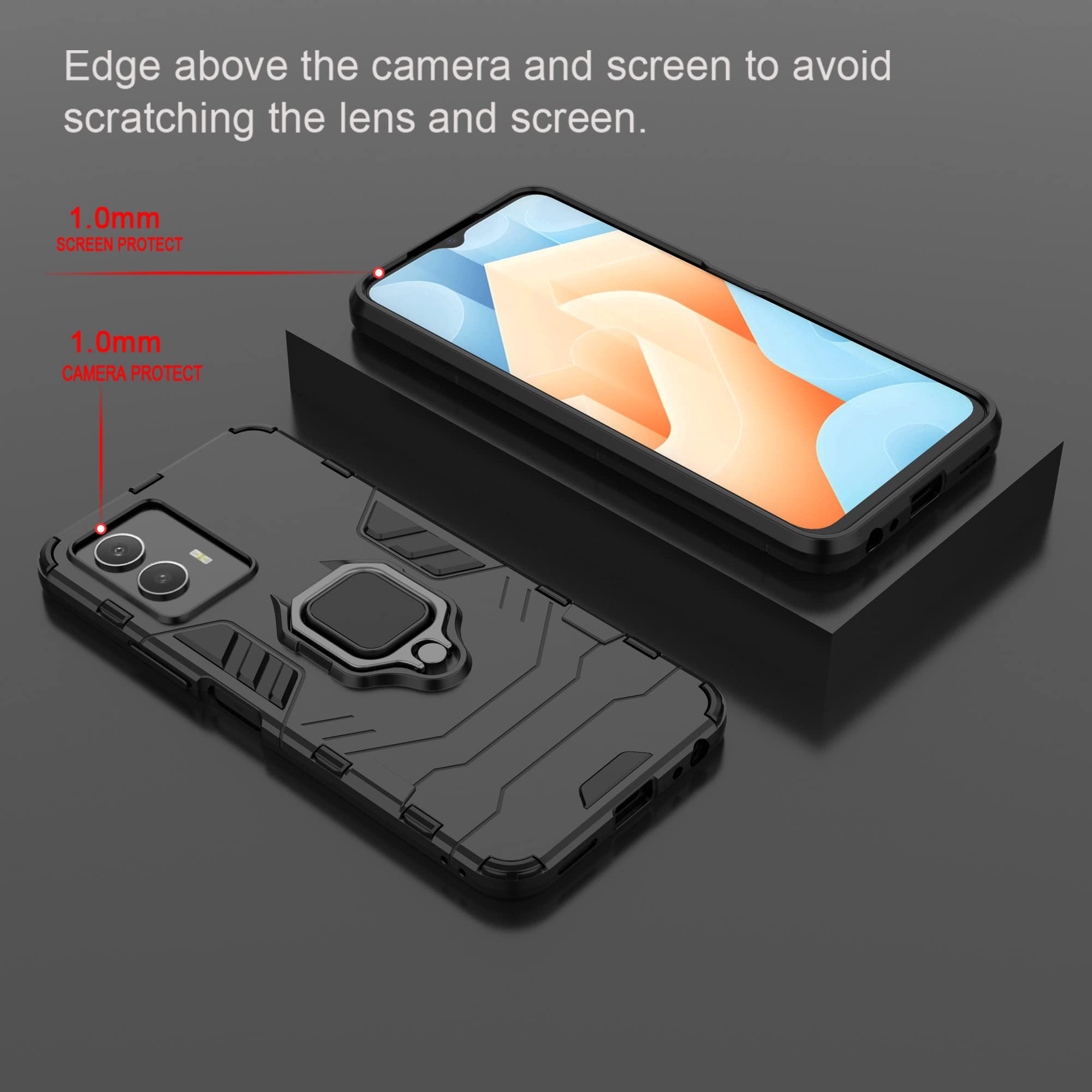 Collana (A) per vivo Y55 5G / Y75 5G Cover Custodia con Catena