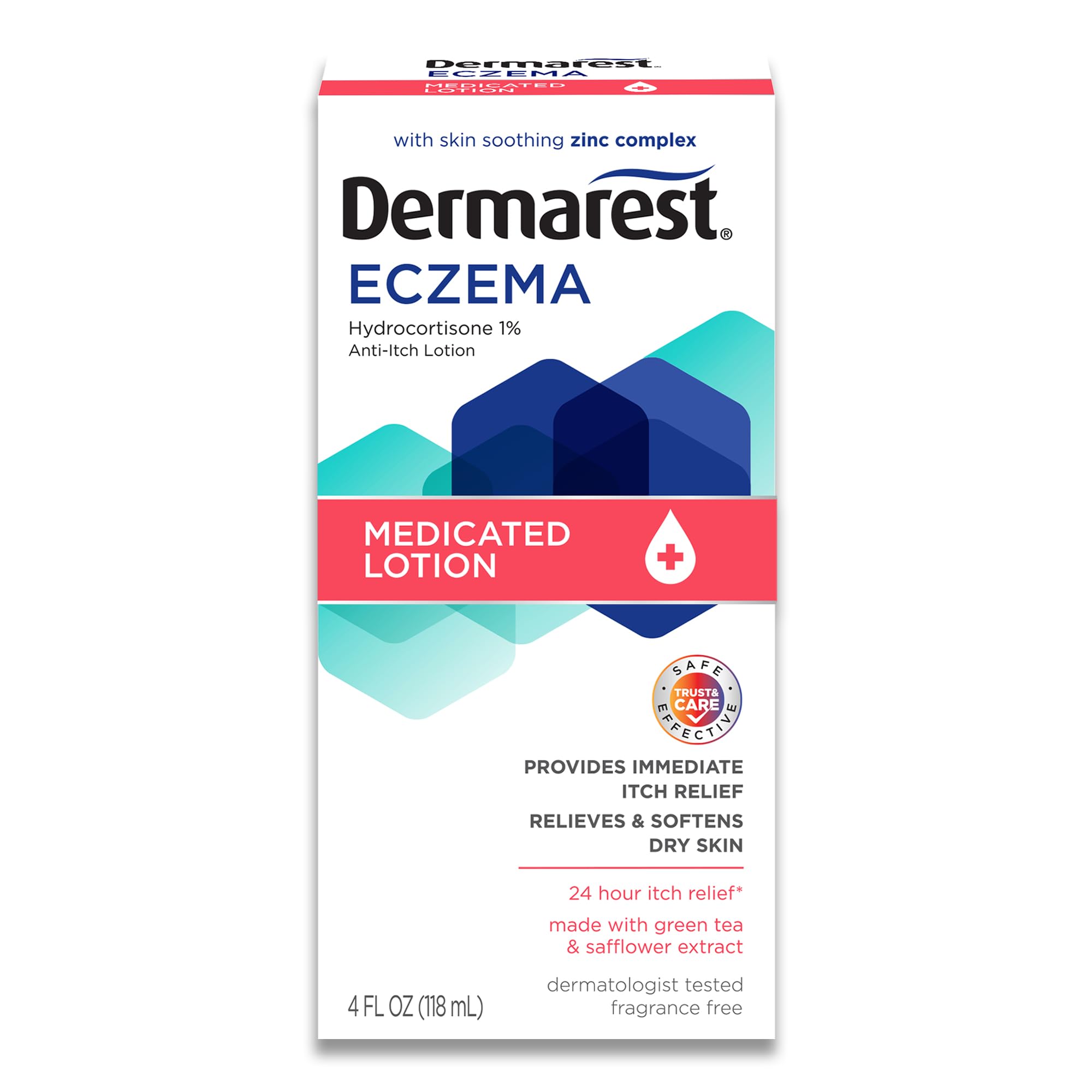 Dermarest Eczema Medicated Lotion-4, oz. (Pack of 3)