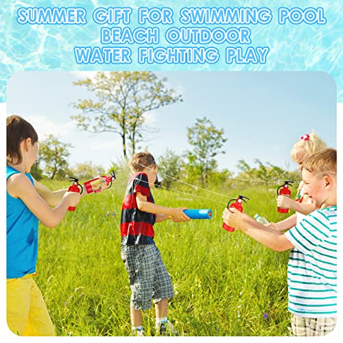 24 Packs 4 Inch Fire Extinguisher Toys Fire Extinguisher Mini Water Firemen Squirter for Party Favors