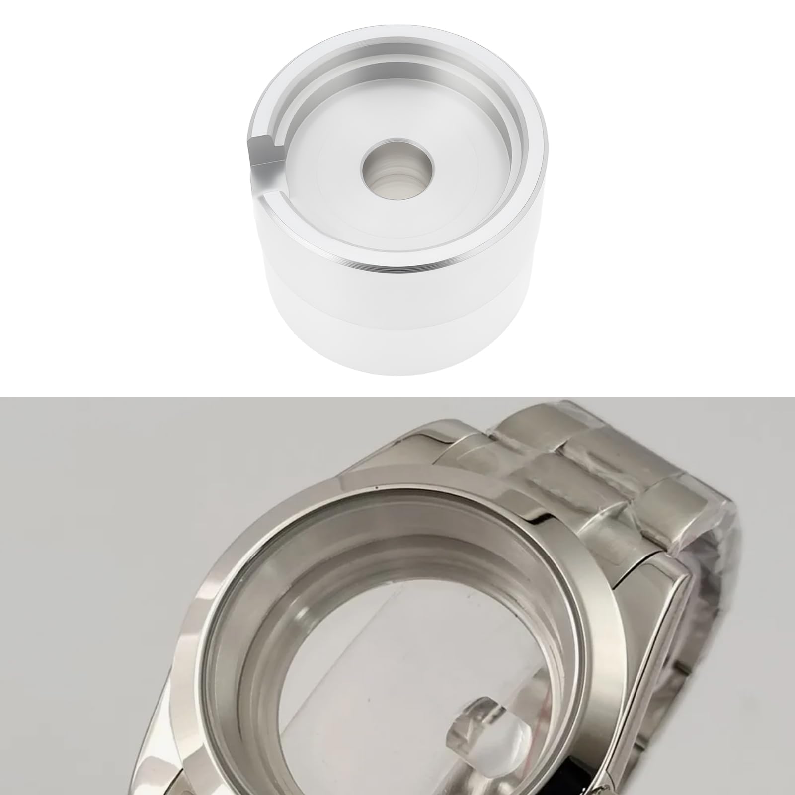 Herramienta de Reparación de Movimiento de Reloj Soporte de Movimiento de Aluminio Adecuado para NH35 NH36 2824 2892 Y 2813