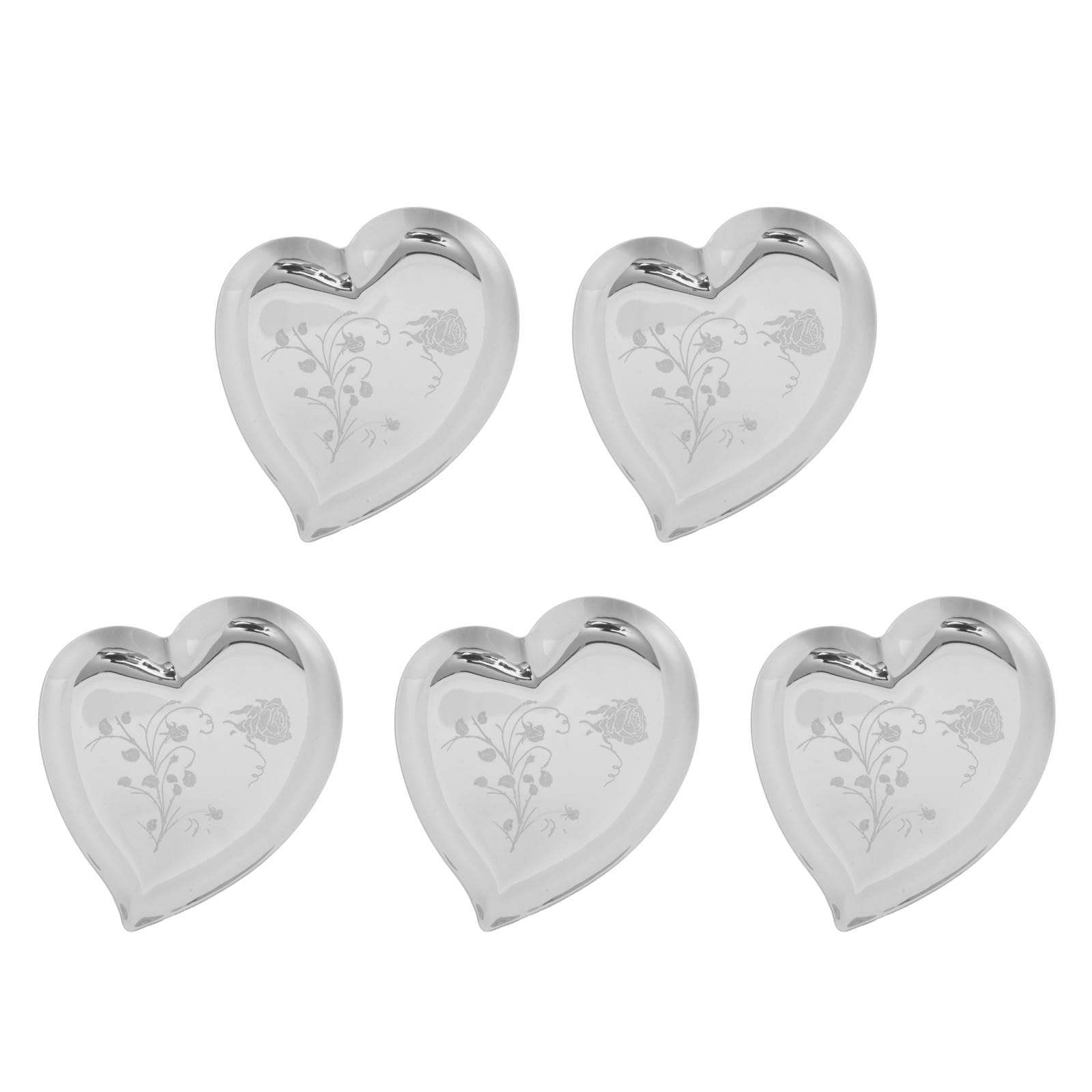 Assiettes à sauce UPKOCH en acier inoxydable 14 cm pour condiments de fête