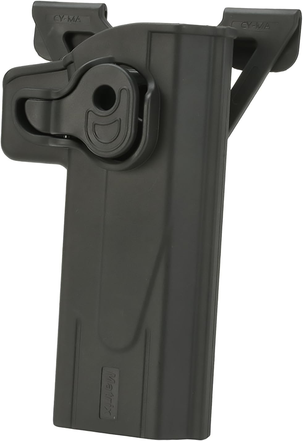 Evike Airsoft - Matrix Hardshell Adjustable Holster for STI Hi-Capa 2011 Series Airsoft Pistols (Type: Black/MOLLE Mount Attachment) - (PID: 51409)