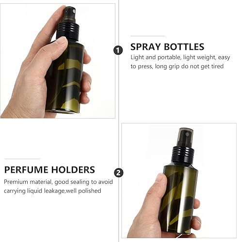 Miniatura 3 de FOMIYES Botellas de aerosol, 20 unidades de 3.4 fl oz de botella de plástico de niebla fina vacía envases de líquidos recargables, pequeñas botellas