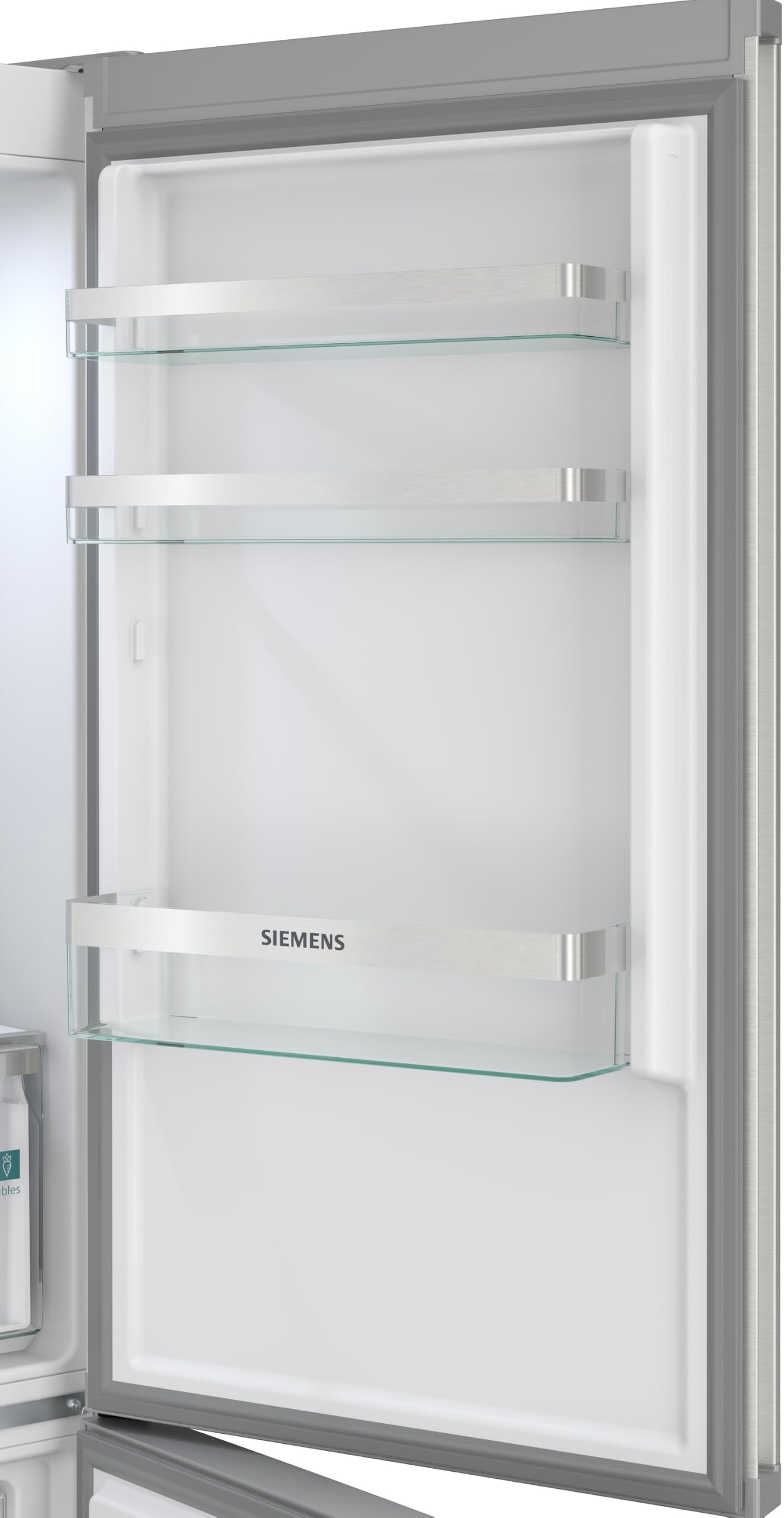 Siemens iQ300 KG36NVIAG - Frigorifero con congelatore inferiore, 186 x 60 cm, in acciaio inox