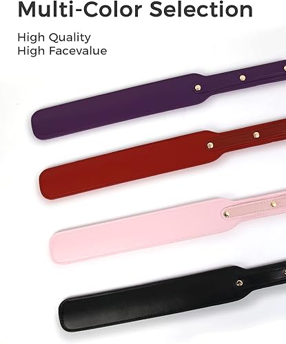 Miniatura 2 de Ueemph Cultivo de equitación de 18 pulgadas, paleta de cuero, paletas de alfombra súper duraderas, cultivos ecuestres