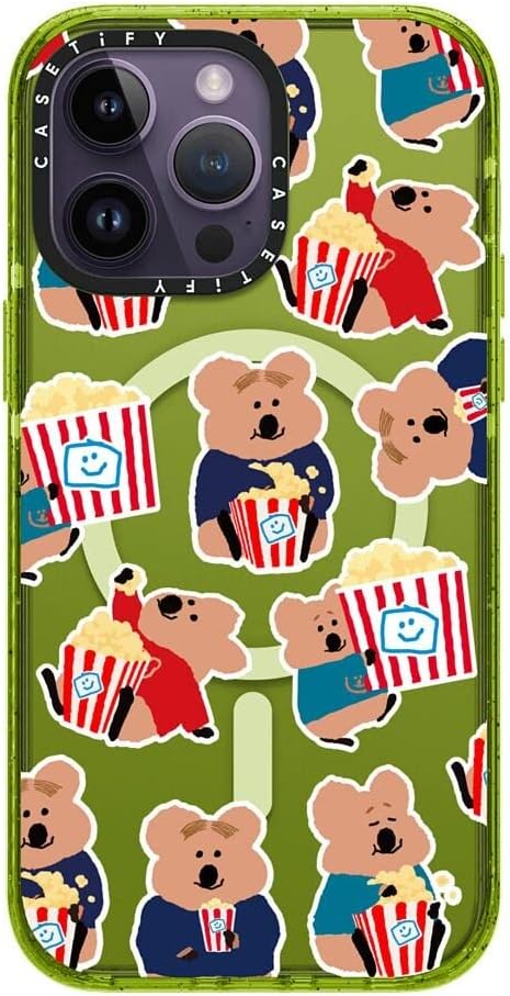 CASETiFY Impact iPhone 14 Pro Max Case [4X Military Grade Drop Tested / 8.2ft Drop Protection/Compatible with Magsafe] - Snack Bar Attack - Kiwi