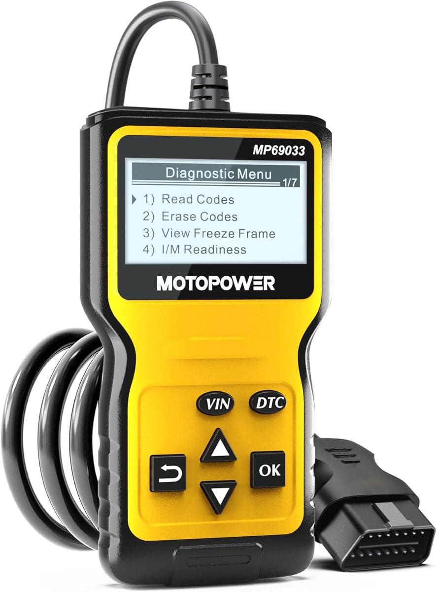 MOTOPOWER MP69033 OBD2 Scanner Car Engine Fault Code Reader Engine System Diagnostic Tools