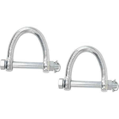 Web Sling Shackle - 2in W/ Quick Pin, 8,000 Lbs WLL, 4PK - View #3