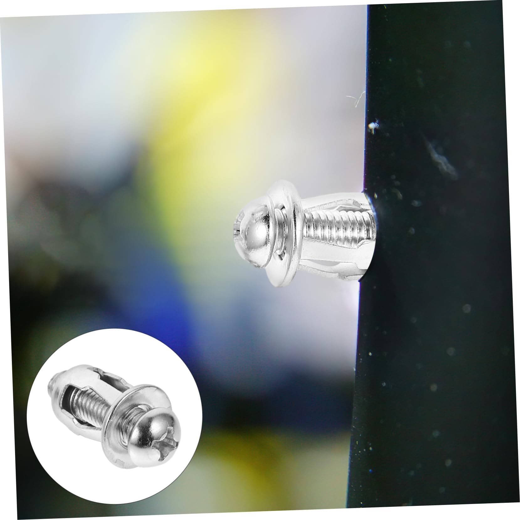 IWOWHERO 10 Sets Petal Nuts Expansion Screws for Hollow Door Anchors Cavity Fixing Nuts Wall Anchors & Sizes for Secure Mounting and Repairs