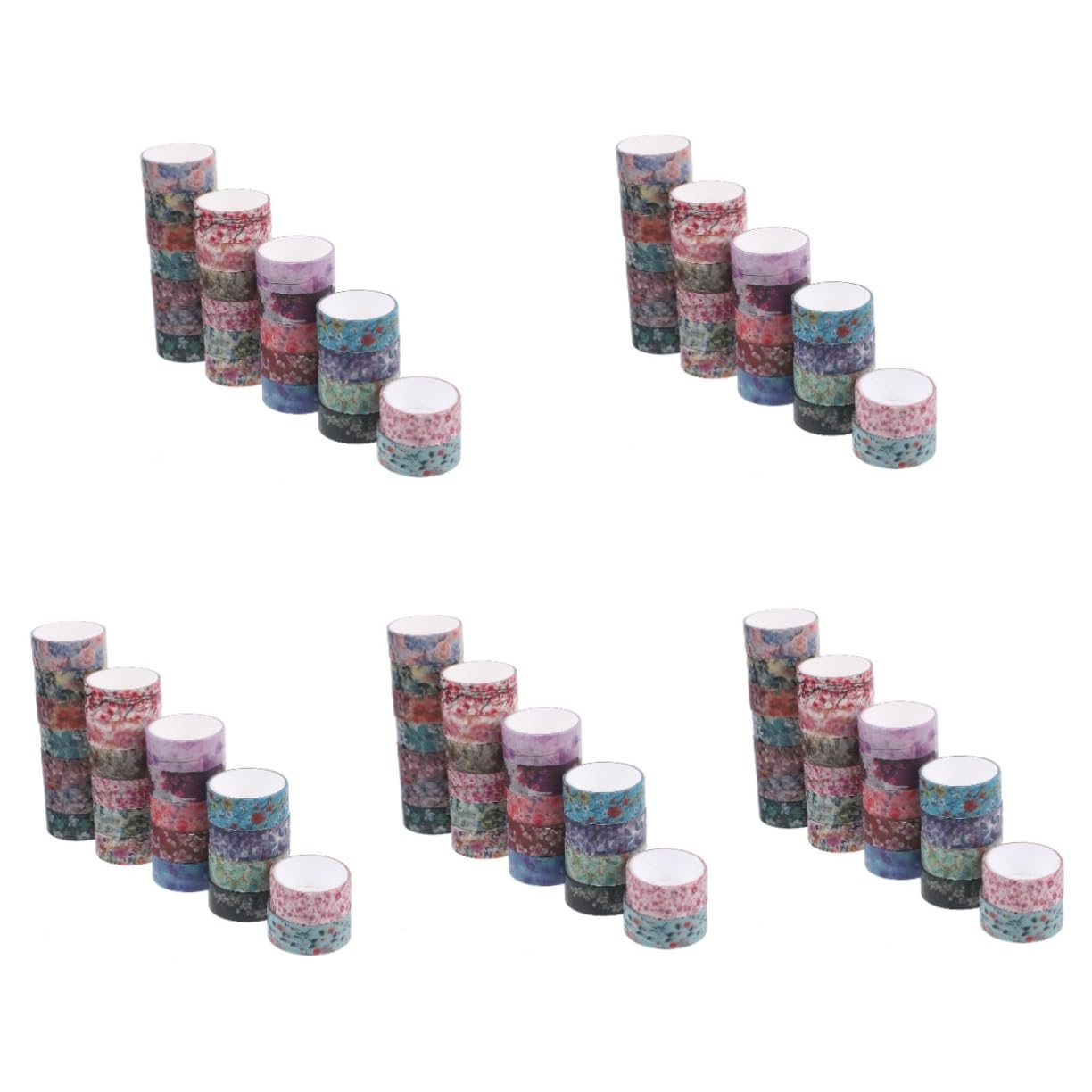 NUOBESTY 120rollen Washi Tape Mit Aesthetic Klebeband Für Scrapbooking Journaling Und Diy-projekte Pro Rolle Dekorative Muster Für Kreative Gestaltung