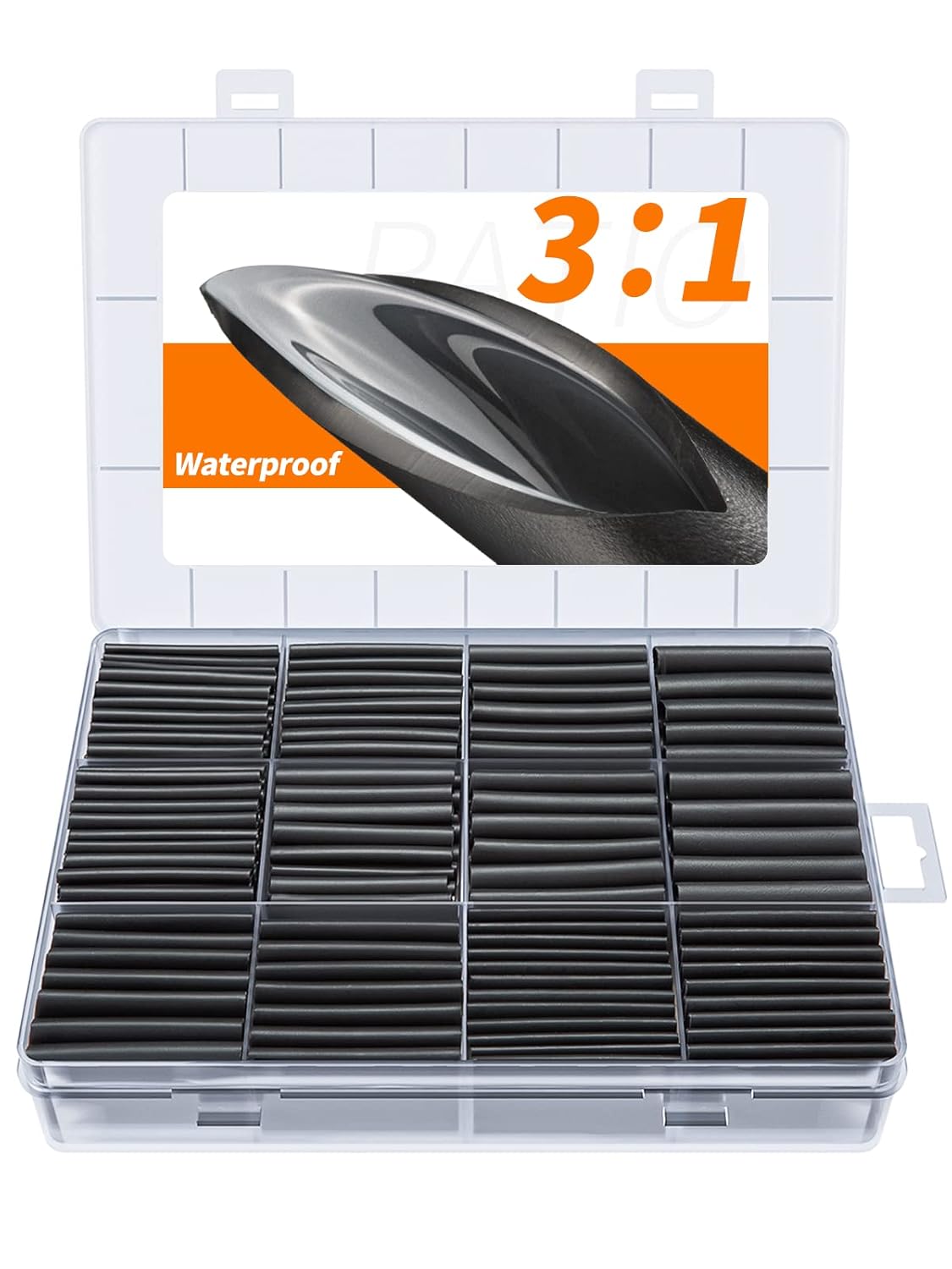 Heat Shrink Tubing Kit,Eventronic 31 Ratio Adhesive Lined,Marine