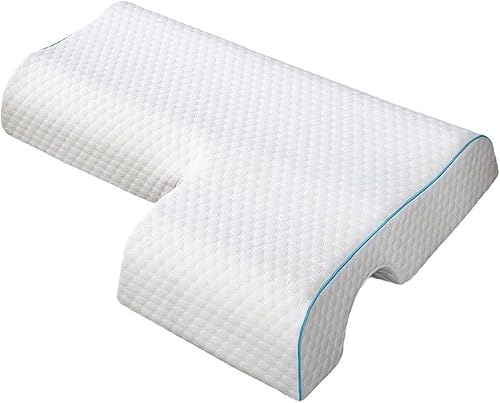 Miniatura 10 de Almohada de espuma viscoelástica de presión específica para parejas, diseño lento para la comodidad de las manos, ideal para mejorar el sueño,